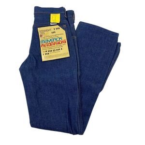 Maverick 80S AUTOMATICS Deadstock Denim Blue Western Jeans Boys 10 Slim‎